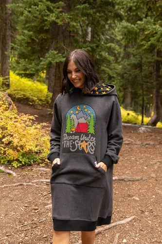 Miniatura 4 de Lazy One Sudadera con capucha de gran tamaño, ropa de dormir