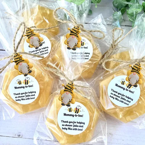 Miniatura 3 de 20 llaveros amarillos con forma de abejorro, gnomo de abejorro, adorno para decoración de fiesta de baby shower con temática de abeja, regalos