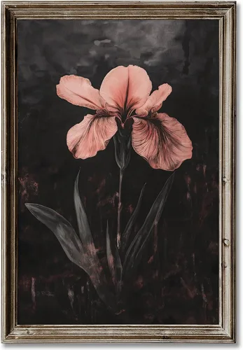 Miniatura 13 de Lienzo de diente de león en blanco y negro, diseño vintage de diente de león, póster de plantas en blanco y negro, pintura de lienzo de flores