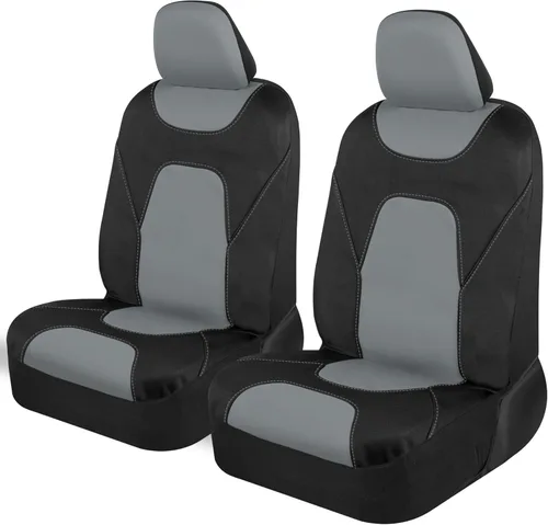 Miniatura 13 de Motor Trend AquaShield - Fundas impermeables para asiento delantero, fundas de asiento rosa para automóviles – Funda de neopreno para asientos