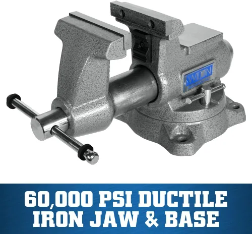 Miniatura 6 de Wilton Mechanics Pro Bench Vise, ancho de mandíbula de 4-1/2", abertura de mandíbula de 4", garganta de 3-1/2" (Modelo 845M)
