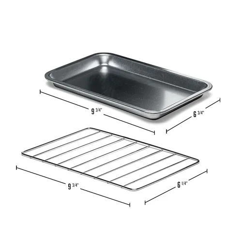Miniatura 7 de OVENTE Horno tostador de encimera de 8L con temporizador de 60 minutos, control de temperatura ajustable, bandeja para hornear fácil de limpiar