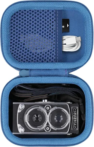 Miniatura 13 de Estuche para Cámara para Cámara Vintage Mini Digital CHUZHAO, Compatible con Cámara Compacta Retro de Estilo TLR Portátil Pequeña de Autofoco