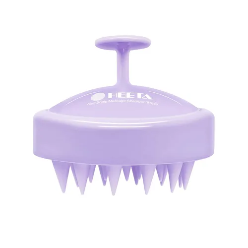 Miniatura 8 de HEETA Masajeador de cuero cabelludo para el crecimiento del cabello, cepillo exfoliante de champú de silicona para el cuero cabelludo