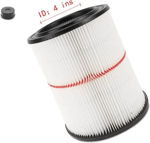 Miniatura 3 de Filtro 17816 para aspiradora de taller Craftsman, filtro de aire de reemplazo para filtro de aspiradora húmeda/seca Craftsman para aspiradora Blanco