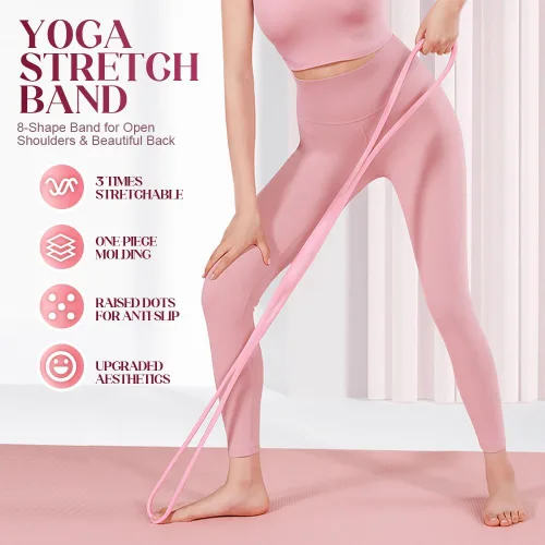 Miniatura 2 de Bandas de resistencia, 2025 nueva figura 8 bandas de resistencia para mujeres y hombres, bandas de ejercicio con asas para entrenamiento, brazo