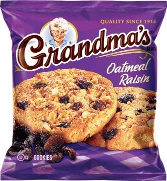 Miniatura 2 de Grandma's - Galletas de avena y pasas, paquete de 2 unidades (paquete de 20)