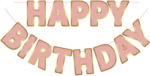 Cartel de feliz cumpleaños – Cartel de feliz cumpleaños pre-encordado de 9 pies para mujeres, hombres, niñas, niños, sin decoraciones de cumpleaños