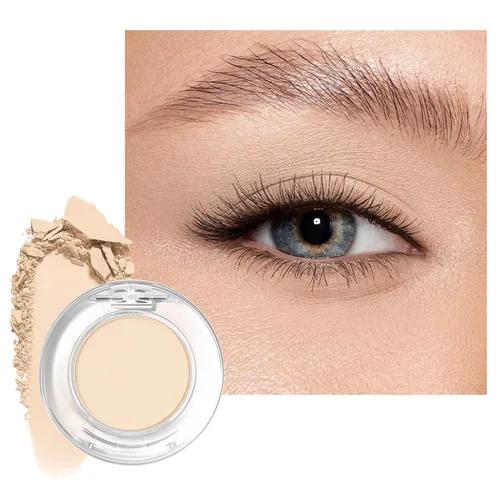 Miniatura 11 de MAKI YIKA Paleta de sombra de ojos blanca mate para mujer, sombra de ojos en polvo blanco pigmentado para ojos marrones, paleta de maquillaje