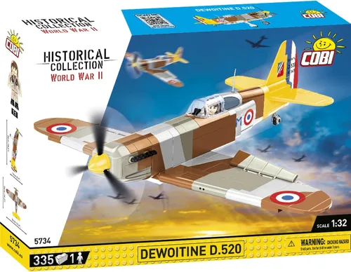 Miniatura 8 de COBI Colección Histórica Segunda Guerra Mundial Dewoitine D.520 Plane