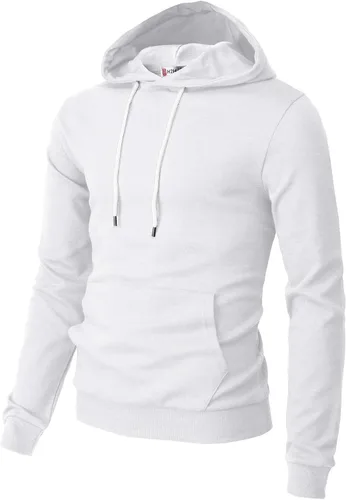 Miniatura 2 de H2H - Sudadera casual para hombres ajustada de manga larga con capucha diseño básico y ligera