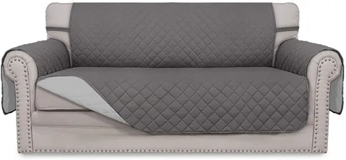Miniatura 22 de Easy-Going - Funda para sofá, futón y sillón sin reposabrazos, reversible, resistente al agua, para mascotas y niños (azul oscuro/azul claro)