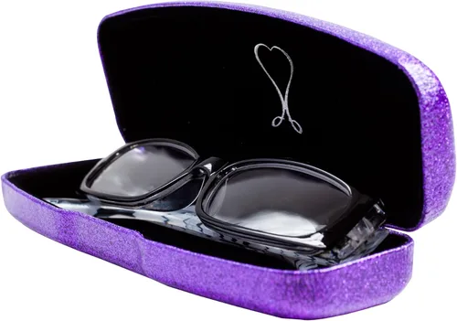 Miniatura 11 de La original e impresionante caja de gafas de concha dura, para mujer, de Spunky Soul Recubierto por un suave brillo Paño de limpieza