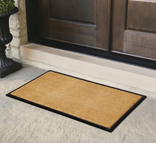 Miniatura 15 de A1HC Tapete para Puerta de Fibra de Coco Natural y Caucho, 30"x48" – Grueso, Duradero, Resistente, Anti-Desprendimiento, Resistente a