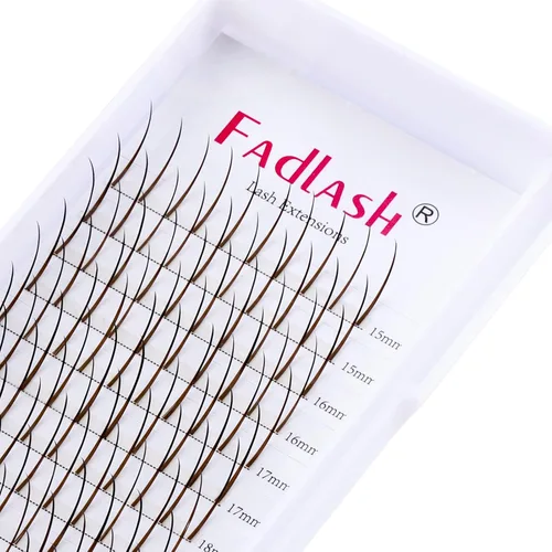 Miniatura 20 de Racimos de pestañas 10-16mm 144 piezas Bandeja mixta Pestañas individuales Rizo D Pestañas individuales en racimo Extensiones de pestañas