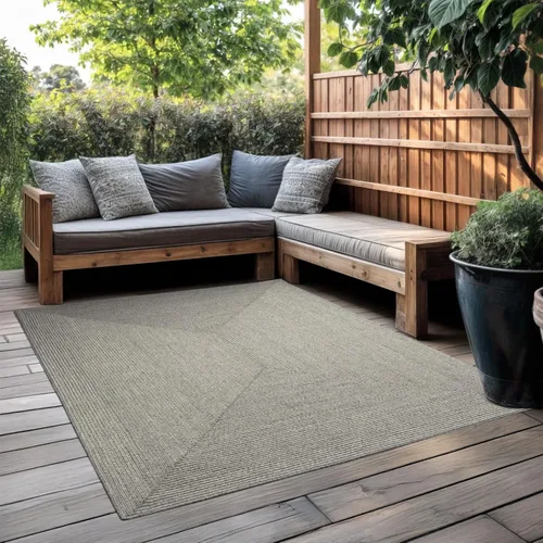 Miniatura 89 de Alfombra ovalada trenzada gris humo de 20 x 30 pulgadas, lavable para interiores y exteriores, decoración campestre para cocinas y entradas