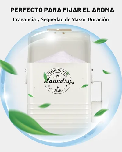 Miniatura 3 de Dispensador de detergente para ropa sucia, dispensador de polvo para la organización de la lavandería. Dispensador de jabón de lavandería de metal