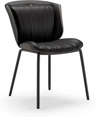 Miniatura 7 de Light Luxury Dining Chair, Simple Modern Leisure Chair with Backrest, Color Matching Design, Enhance the Sense of Space, Suitable for Kitchen