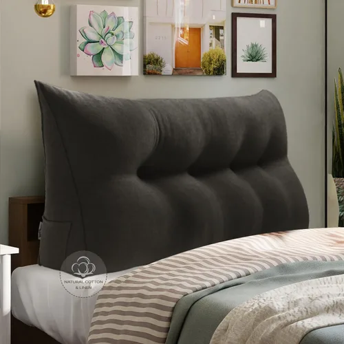 Miniatura 32 de Almohada WOWMAX grande de apoyo con forma triangular, almohada con forma de cuña para respaldo o lectura, cabecero para el día de la Madre