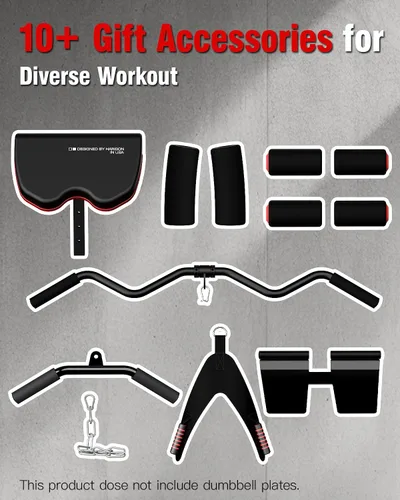 Miniatura 7 de HARISON Gimnasio en casa - Equipo de entrenamiento de cuerpo completo, equipo de ejercicio, equipo de fitness, equipo multifuncional de gimnasio