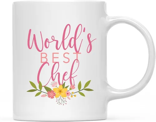 Miniatura 90 de Andaz Press Taza de café de 11 oz, regalo de broma de la mejor abbuela del mundo, diseño floral, paquete de 1