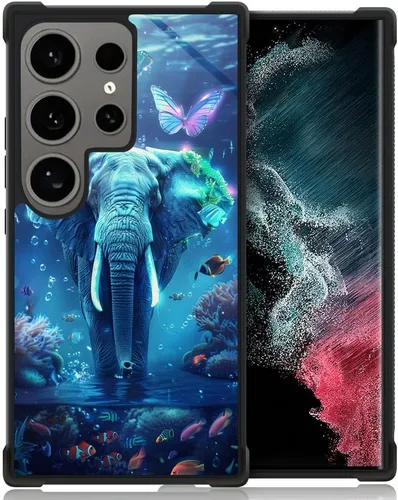 Miniatura 423 de CARLOCA Funda compatible con Samsung Galaxy S22 Ultra, diseño gráfico de Star Howling Wolfs Samsung Galaxy S22 Ultra, diseño gráfico, a prueba