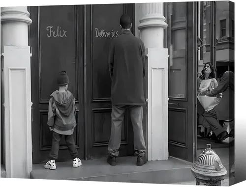 Miniatura 9 de Lona enmarcada de arte de pared divertido de baño - póster de "Dumb and Dumber" para decoración de pared - impresiones en lona en blanco y negro