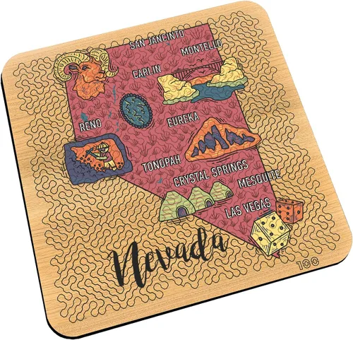 Miniatura 8 de Torched Mind Bending - Rompecabezas impreso en color con mapa del orgullo estatal (Texas) Rompecabezas duro para adultos 100 piezas Formas