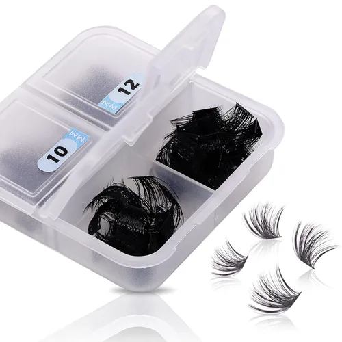Miniatura 52 de Extensiones de pestañas YY, extensiones de pestañas Y, rizo D, 0.003 in, 0.472 in, bandeja mixta en forma de Y, volumen 4D, pestañas postizas de uso