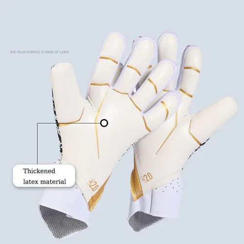 Miniatura 6 de Guantes de portero de fútbol, guantes de fútbol, guantes profesionales antideslizantes con agarre fuerte, guantes de portero para entrenamiento