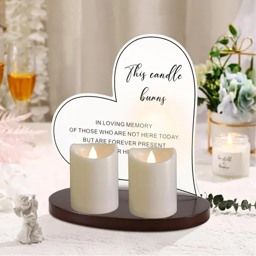 Miniatura 4 de 2 paquetes de velas LED impermeables para exteriores con temporizador, operadas a batería, parpadeantes, de pilas, de 7.6 x 10.2 cm, velas