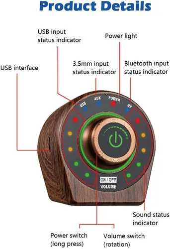 Miniatura 8 de Amplificador de potencia Bluetooth 5.0 Receptor de audio inalámbrico estéreo Hi-Fi Digital Clase D Amplificador integrado 2 canales 50W+50W