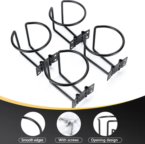Miniatura 7 de 4 piezas Portavasos para Barco, Soportes Universales de Bebidas de Acero Inoxidable, Adecuados para Barco, Camión, Casa Rodante, Tractor, Columpio