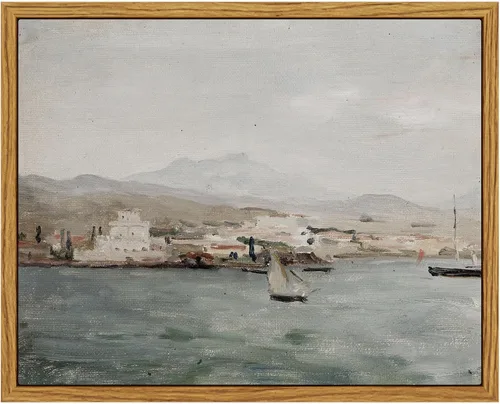 Miniatura 31 de VIYYIEA Arte de Pared en Lienzo Enmarcado Decoración del Hogar, Decoración de Granja Valles Ondulantes bajo Cielos Despejados Pintura de Pared