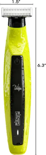 Miniatura 6 de DSP Recortadora eléctrica de barba, recortadora de pelo facial y corporal para hombres, bloqueo de viaje, bajo ruido, maquinilla de afeitar Verde
