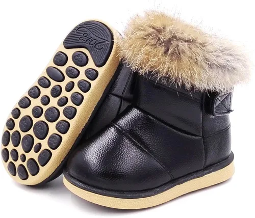 Miniatura 5 de Cixi Maxu E-Commerce.Co.Ltd Botas de nieve de invierno para niñas Zapatos para caminar al aire libre