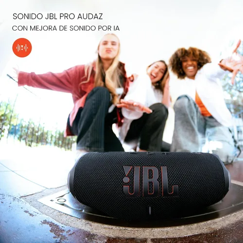 Miniatura 4 de JBL Charge 6 - Altavoz Bluetooth portátil, impermeable y a prueba de caídas, sonido JBL Pro audaz con refuerzo de sonido AI, 28 horas de tiempo