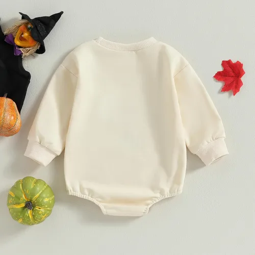 Miniatura 81 de FYBITBO Traje de Halloween para recién nacido, niña y niño, espeluznante temporada, mameluco con burbujas para otoño, Halloween, ropa de bebé