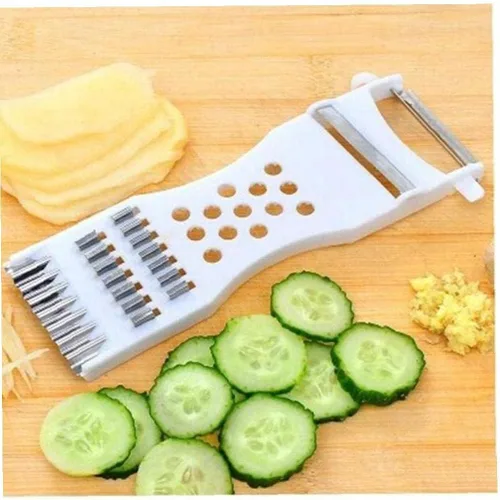 Miniatura 5 de Cortador de verduras Queso Rallador de patatas Pelador de pepino Pelador de lufa Trituradora multifunción Herramientas de cocina