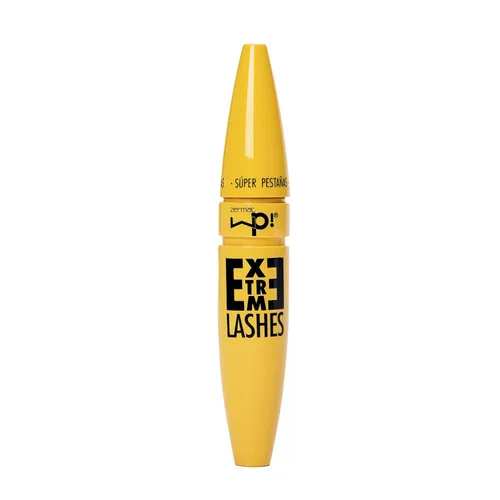 Zermat Xtreme Lashes Mascara | Máscara voluminizadora y alargadora con cepillo de silicona curvado | Infundido con pantenol y ceras naturales | Uso