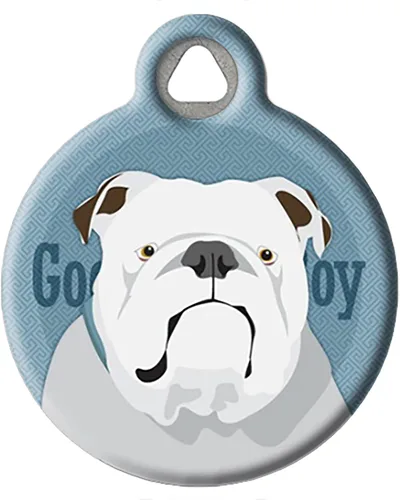 Miniatura 7 de Good Boy Airedale - Etiqueta de identificación personalizada para mascotas para perros y gatos, tamaño grande