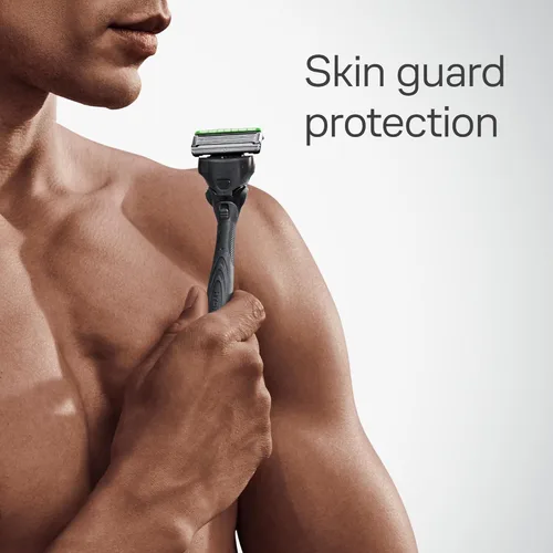 Miniatura 7 de Schick Hydro Sensitive - Recambios de cuchilla de afeitar, 12 unidades Maquinilla de afeitar de 5 hojas para hombre, cuchillas de afeitar, 12