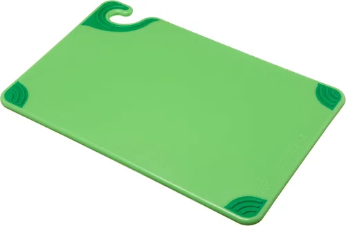 Miniatura 13 de San Jamar Saf-T-Grip Co-Polymer colección de tabla de cortar, Azul, 1