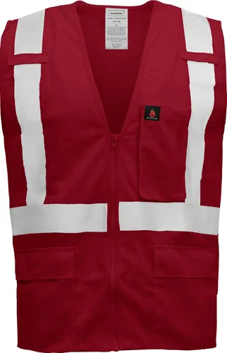 Miniatura 5 de Ironwear 1284 Class 2 Polyester Safety Vest w/Zipper & Radio Clips