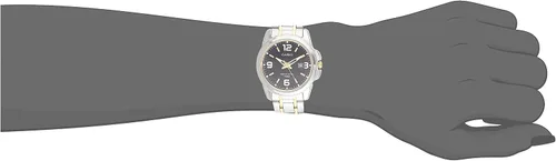 Miniatura 5 de Casio LTP1314SG-1AV Reloj de cuarzo de acero inoxidable plateado con esfera negra para mujer