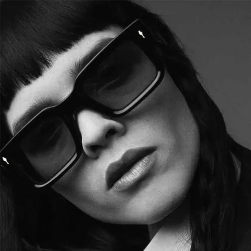 Miniatura 3 de Gafas de marco cuadrado grueso para mujeres y hombres, anteojos rectangulares gruesos, sin receta, lentes de luz azul para computadora