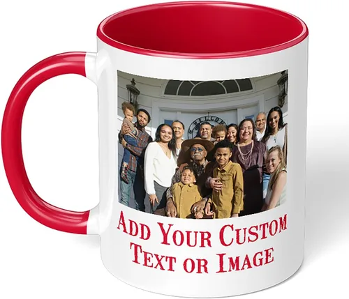Miniatura 28 de Taza de café personalizada con foto, taza de cerámica personalizada de 11oz, taza de té con foto personalizada, idea única de regalo, Taza Café