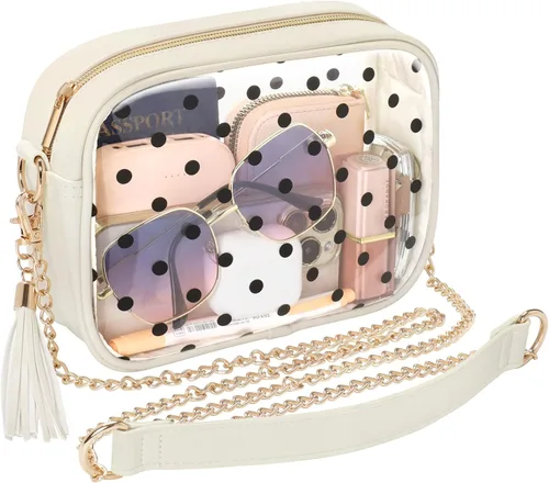 Miniatura 22 de PACKISM Bolsa transparente para eventos de estadio – Monederos pequeños transparentes para mujer, bolsa bandolera para conciertos y eventos