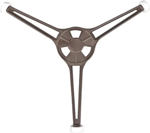 Soporte giratorio para microondas, anillo giratorio, diámetro de 0.551 in, bandeja de soporte de placa de vidrio, soporte de plástico para placa
