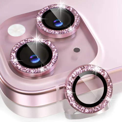 Miniatura 22 de Choiche Compatible para iPhone 15/iPhone 15 Plus Protector de Lente de Cámara Brillante, Vidrio Templado 9H Cubierta de Cámara Protector de Pantalla